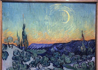 Walk at Twilight by Vincent van Gogh